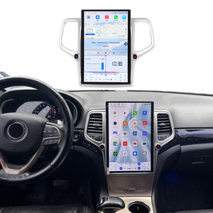 หน้าจอแนวตั้งขนาด 14.5 นิ้ว สไตล์เทสลา ระบบแอนดรอยด์ 13 รองรับ Wireless CarPlay พร้อมระบบนำทาง GPS สำหรับรถจี๊ป แกรนด์เชอโรกี ปี 2014-2020 - Product Image 1