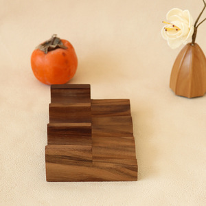 Vajilla para Restaurante Occidental - Soporte para <span class=keywords><strong>Torre</strong></span> de <span class=keywords><strong>Sushi</strong></span>, Bandeja para Erizo de <span class=keywords><strong>Mar</strong></span>, Marco Rectangular de Madera Ecológico - Product Image 6