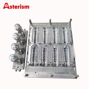 4 boşluk üfleme kalıbı çelik alüminyum su kalıplama üfleme kalıplama büyük plastik yapma PET şişe kalıbı darbe makinesi - Product Image 3