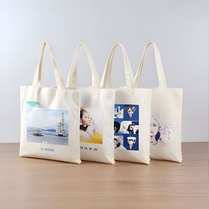 Custom Logo Promotional Gifts Shopping Bags Advertising Single-Shoulder <b>Canvas</b> Tote Bag for Women - Product Image 1