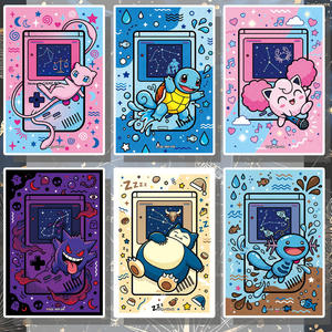 Nouvel Arrivage : Art de Bande Dessinée <span class=keywords><strong>Pokémon</strong></span>, Tableau d'Art Fan Art <span class=keywords><strong>Lugia</strong></span>, Affiche Décorative, Boîte de Boosters, Cartes à Collectionner, Cadeau - Product Image 6