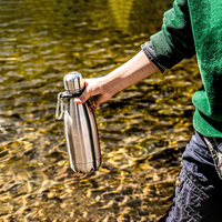 Botella de Agua de Acero Inoxidable de 17 oz con Aislamiento al Vacío de Doble Pared, a Prueba de Fugas, Termo para Viajes, Deportes, Cantimplora, Termo para Café