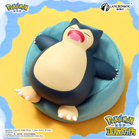 LANGBOWANG Offizielle PKM Schlafpositionen-Serie Blind Box PKC Snorlax PVC Sammelfiguren Niedliche Auto- und Schreibtisch-Deko Anime