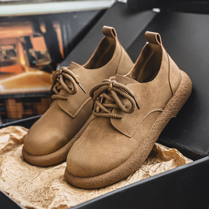 2026 Men's Stylish Comfort Leather Shoes High Quality All-match Low Top Plus Size Men's Shoes - Product Image 1