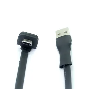 Kabel pengisian daya Cepat kabel Data kawat FPC pria Tipe C Male hingga 2.0 derajat kustom USB 180 A untuk ponsel