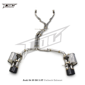 Nhà Máy Outlet đầy đủ thiết lập catback exhaust muffler hệ thống cho Audi S4/S5 B8 b8.5 3.0T 2013-2019 thép không gỉ <span class=keywords><strong>RS</strong></span> Đen tip - Product Image 3