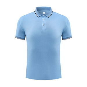 Custom Made <b>Polo</b> Shirt Quick Dry Short Sleeve Solid Color Polyester Work Wear Daily Use - Product Image 1