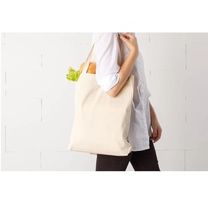 Sac fourre-tout en toile de coton recyclable de qualité supérieure pour usage quotidien, autocollants créatifs, sac de courses réutilisable pour les voyages - Product Image 1