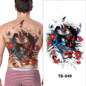 Pegatina de tatuaje de <span class=keywords><strong>espalda</strong></span> completa temporal grande impermeable de alta calidad para mujeres y hombres - Product Image 1