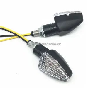 Motosiklet lambası sistemi evrensel titreşim moto led ışık sürüş tarafı gösterge ampuller motosiklet LED dönüş sinyal ışıkları