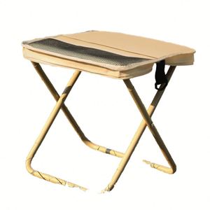 Outdoor Backpack Folding <b>Stool</b> Simple Portable Camping Sports Chair Fishing for Beach and Line up - Product Image 1