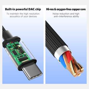Clip de son stéréo multicolore métallisé <span class=keywords><strong>avec</strong></span> prise 3.5mm-Écouteurs intra-auriculaires ergonomiques <span class=keywords><strong>avec</strong></span> fil - Product Image 5
