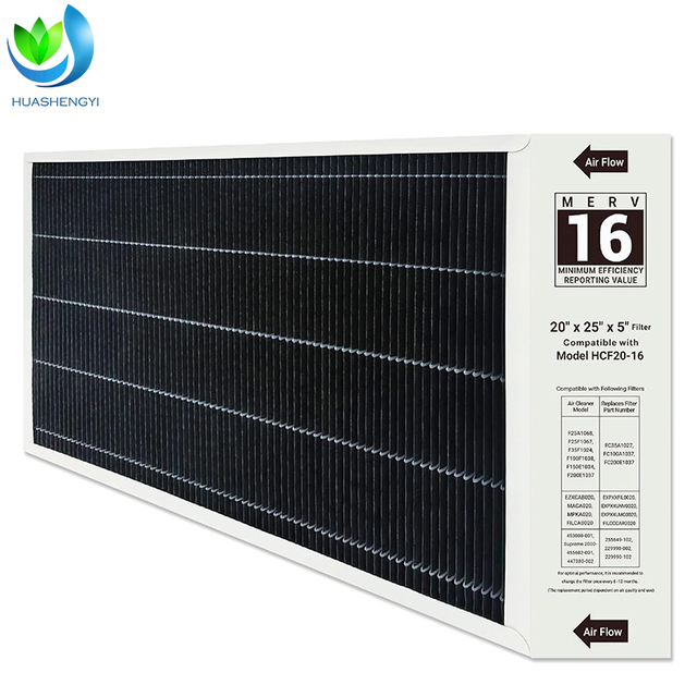 High Capacity MERV 16 Air Filter 20x25x5 Replacement for Lennox X6675 HCF20-16 Air Purifier | Home HVAC Furnace & AC System