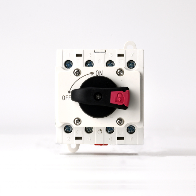 Hot Selling PV DC 1200V 32A Din Rail Solar Rotating Handle Isolator Rotary Switch Disconnector for Solar