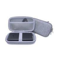 Étui pour batterie externe en EVA imperméable, boîte de rangement multifonctionnelle en EVA pour organisateur de câbles, chargeurs, sac pour appareils électroniques