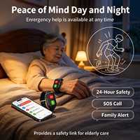 Montre connectée 4G S9 pour personnes âgées, appel d'urgence SOS, caméra intégrée, appel vidéo, GPS Beidou LBS, suivi WiFi, montre de sécurité pour personnes âgées