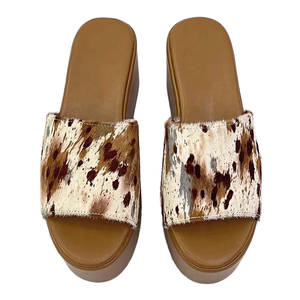 Scarpe Moda Cross-Border Personalizzate dal Produttore, Ultra-Resistenti in Crine <span class=keywords><strong>di</strong></span> <span class=keywords><strong>Cavallo</strong></span>, per Esterni, Ciabatte e Sandali, Marrone, Taglia Grande, Suola Spessa - Product Image 1