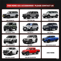 Accessoires pour Jetour T2 2025 2026 : Kit de carrosserie amélioré, accessoires intérieurs et extérieurs, barres de toit, échelle pliante tout-terrain, boîte latérale