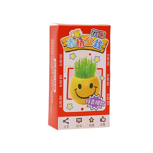 Muñeca de hierba de dibujos animados creativa, planta en maceta, juguete para niños, regalo para niños, decoración de plástico con forma de estrella - Product Image 5
