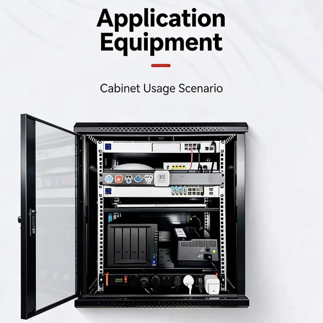 19 Inch 1.0m 1000*600*600MM Server Floor Standing Cabinet Made of SPCC Cold-rolled Steel Plate for Data Center Network Cabinet.