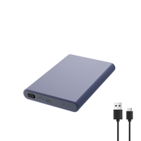 TRANSBLUE Case per SSD da 2,5 Pollici Tipo C USB 3.1, Enclosure per Disco Rigido Tipo-C SATA da 2,5 Pollici