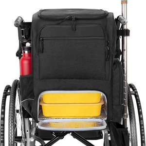 Sac de transport thermique pliable multifonctionnel grande capacité pour fauteuil roulant, en tissu Oxford, pour extérieur, fournitures de rééducation et thérapie, direct usine - Product Image 2