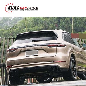 <span class=keywords><strong>Cayene</strong></span> 9y0 TE estilo kit de cuerpo con spoiler difusor trasero y silenciador consejos de material de PP de alta calidad - Product Image 2