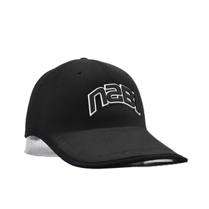 Casquettes de sport à séchage rapide pour l'extérieur Vente en gros Polyester Spandex Laser Trous Performance Casquette de baseball Casquette brevetée une pièce noire - Product Image 3