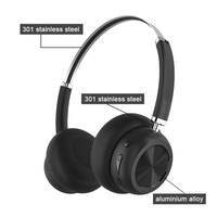 Casque sans fil rétro en stock avec suppression active du bruit stéréo 5.3, longue autonomie, chipset JL et contrôle par application via bouton