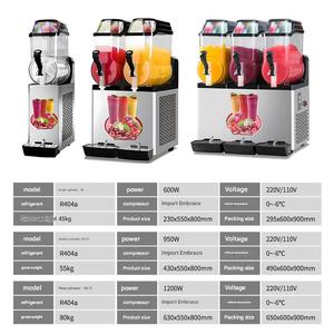 Macchina per Slush Completamente Automatica a Doppio Serbatoio 220V, Grande Capacità, Alta Produttività, Nuova, Facile da Usare per Ristoranti e Negozi Alimentari - Product Image 6