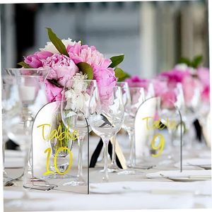 Nuevo diseño transparente logotipo personalizado acrílico boda nombre tablero lugar tarjeta signo para fiesta - Product Image 5