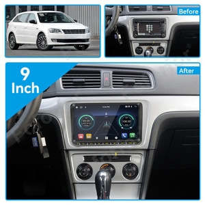 9.0 ''Carplay pour Volkswagen Machine universelle Android 13 GPS Navigation lecteur multimédia affichage sans fil autoradio unité principale - Product Image 2