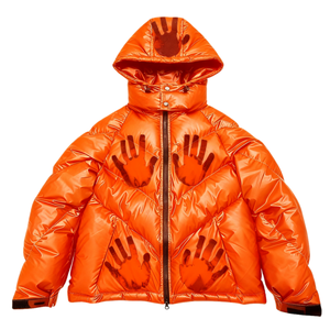 AQTQ <span class=keywords><strong>Doudoune</strong></span> Thermochromique Changeant de Couleur, Manteau d'Hiver Brillant Magenta avec Capuche, Veste Sensible à la Température - Product Image 4