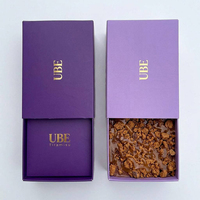 Emballages personnalisés pour tiramisu, pâtisserie, chocolat, boîtes en papier coulissantes biodégradables