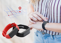 Alarme personnelle d'urgence sans fil intelligente KKM W59 Nordic NRF52 Series IoT avec activation tactile facile pour adultes