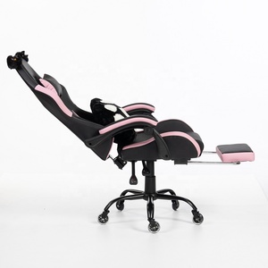 <span class=keywords><strong>Silla</strong></span> <span class=keywords><strong>Gamer</strong></span> Ergonómica con Orejas de Gato <span class=keywords><strong>Negra</strong></span> <span class=keywords><strong>y</strong></span> <span class=keywords><strong>Rosa</strong></span>, Reposabrazos Articulados, Sillas <span class=keywords><strong>Gamer</strong></span> para Oficina, Computadora, PC, con Reposapiés, Directo de Fábrica - Product Image 4