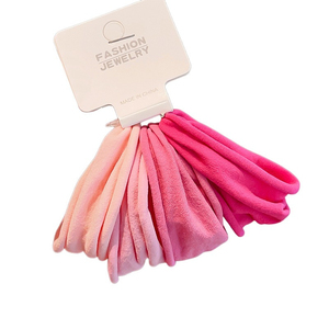 2026 Hot Selling Fashionable Exquisite Simple <b>Sweet</b> Colorful Hair Tie Cute Niche Design Girl's Hair Ties Wholesale Headwear - Product Image 6