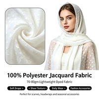 Vente en gros usine Personnalisable Léger Économique Respirant Séchage rapide Teint Jacquard 100% Polyester Mousseline Écologique Garçons Filles