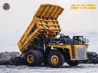 Camion benne minier diesel-électrique SANY SET150S d'occasion, 150 tonnes, charge utile 136T, modèle 2022-2025, autonomie >700 km