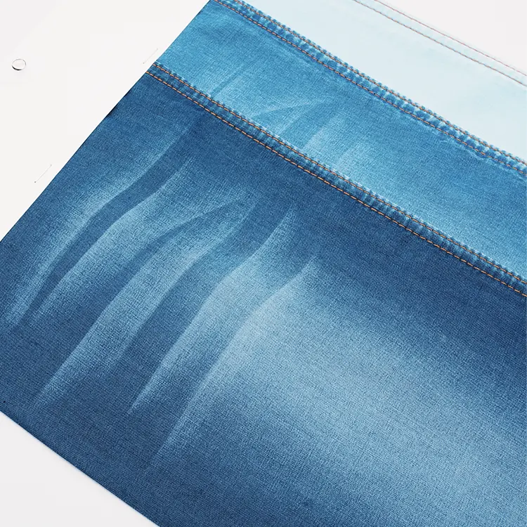 Streç Denim kumaş tekstil ucuz fiyat yüksek kalite Anti-shrink pamuk kot Denim kumaş stok