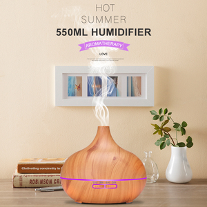 Top người bán 550ml Tinh dầu khuếch tán độ ẩm không khí điện bằng gỗ hương liệu khuếch tán - Product Image 5