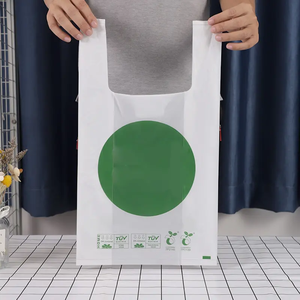 Ecofriendly <b>Packaging</b> <b>Biodegradable</b> PLA PBAT Cornstarch <b>Biodegradable</b> T-shirt Bags - Product Image 5