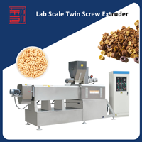 Machine de soufflage à double vis à l'échelle de laboratoire pour la formulation de céréales pour le petit-déjeuner