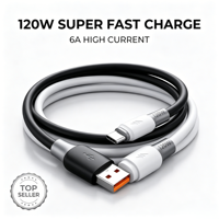 Câble de charge rapide Type-C 6A direct usine, cordon de synchronisation universel pour appareils mobiles, logo personnalisé, emballage neutre, faible MOQ, vente en gros