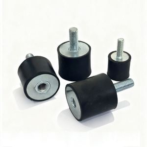 Amortiguador de Goma Tipo VD, Aislador de Vibraciones Cilíndrico con Tuerca de Cabeza Única, Amortiguador Mecánico para Motor - Product Image 1