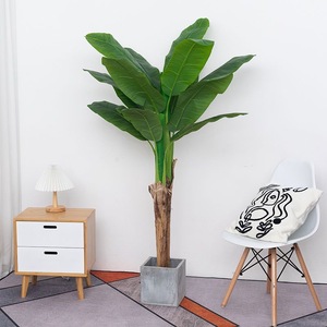 Bon <span class=keywords><strong>prix</strong></span>, arbre artificiel pour plantes en matériaux artificiels pour l'extérieur, <span class=keywords><strong>bananier</strong></span> artificiel artificiel tropical simulé à l'aspect naturel - Product Image 4