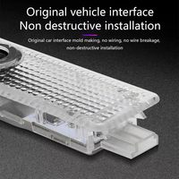 Projecteur LED de logo de bienvenue pour portière de voiture, lampe fantôme pour BMW X5 X3, décoration automobile, lumière d'avertissement intérieure 12V