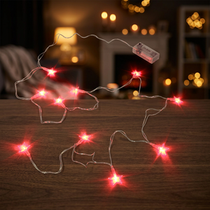 WGV International LED07RD Plastic LED <b>String</b> <b>Lights</b>-Red (1 Pc) 72 in Length - Product Image 2