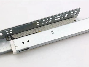 Ba Mở Rộng Ẩn Dưới Cùng Gắn Mềm Đóng Kín Ngăn Kéo Trượt Với Tay Cầm Bằng Nhựa - Product Image 3