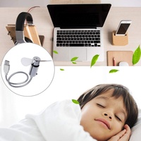 Nouveau ventilateur d'horloge USB avec fonction d'affichage de l'heure et de la température en temps réel, produits gadgets sympas pour ordinateur portable PC, livraison directe